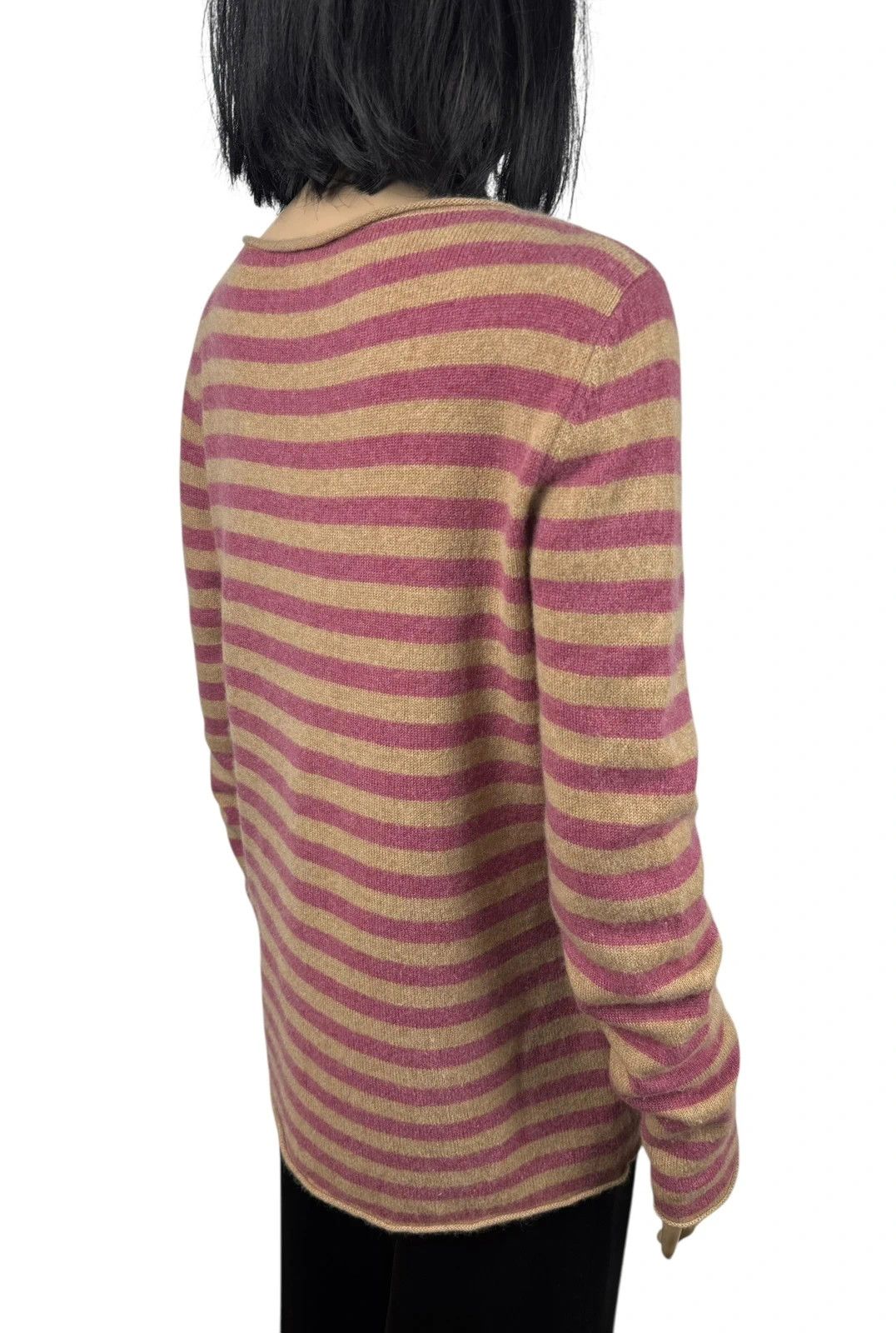 Other Marie Lund Pure Cashmere Striped Jumper size XXL Size XXL / US 16-18 / IT 52-54 - 7 Thumbnail