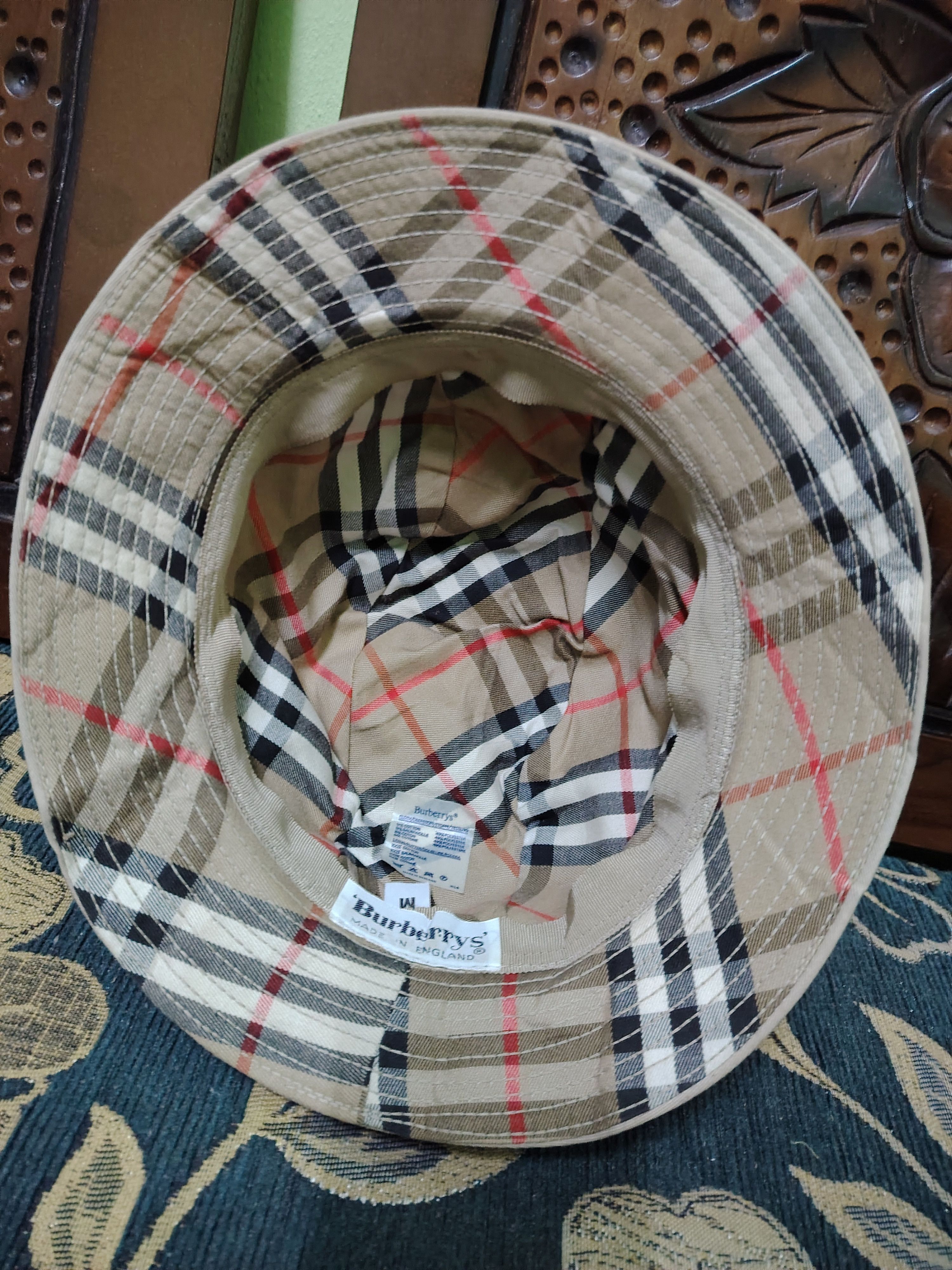 Burberry Vintage Burberrys London Ladies Fedora Bucket Hat England Size ONE SIZE - 7 Thumbnail