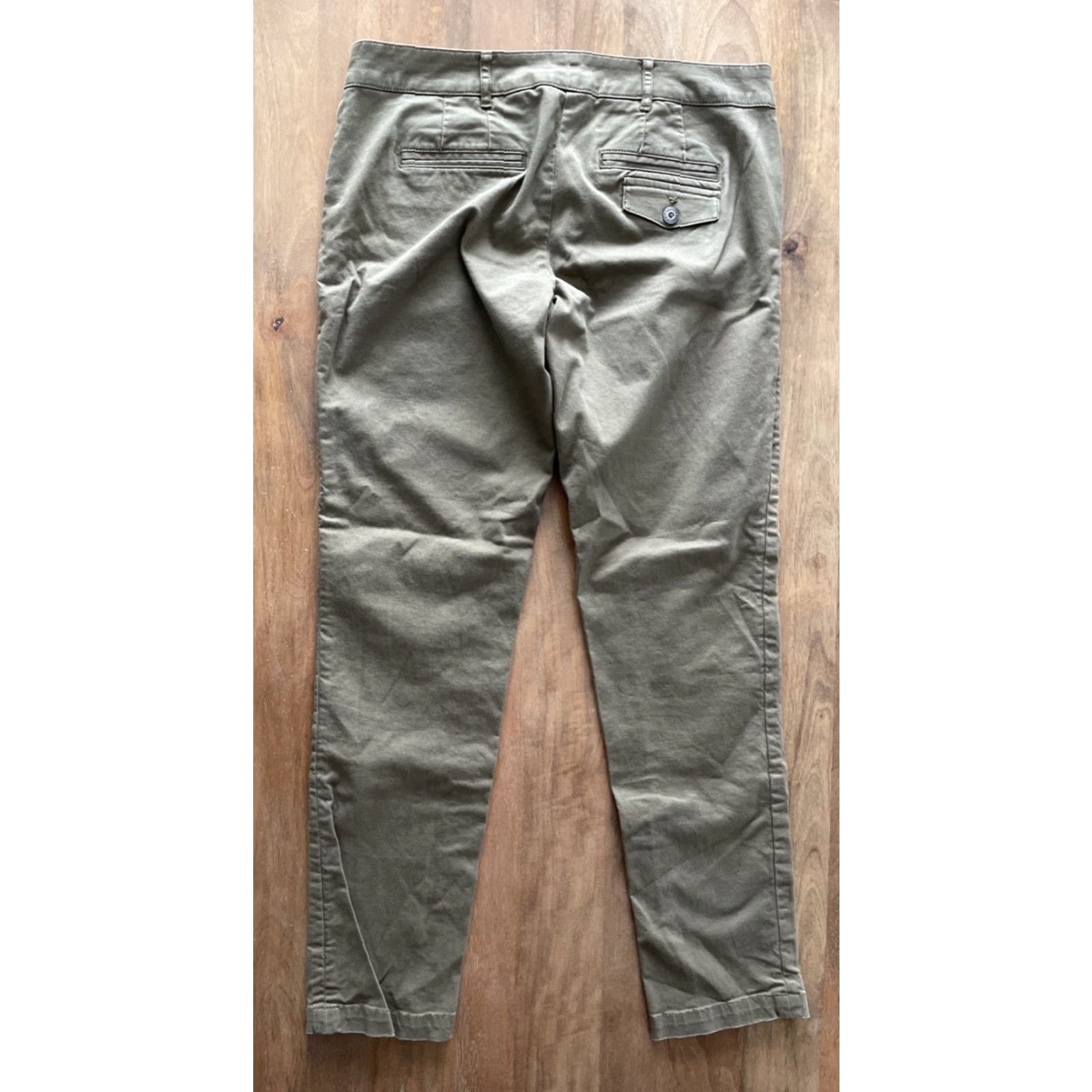 Brooks Brothers Brooks Brothers Chino Pants Womens 2 31x28 Brown Low Tapered Regular Inseam 28 Flat Front City Preppy Classic Vintage: No Size 26" / US 2 / IT 38 - 2 Thumbnail
