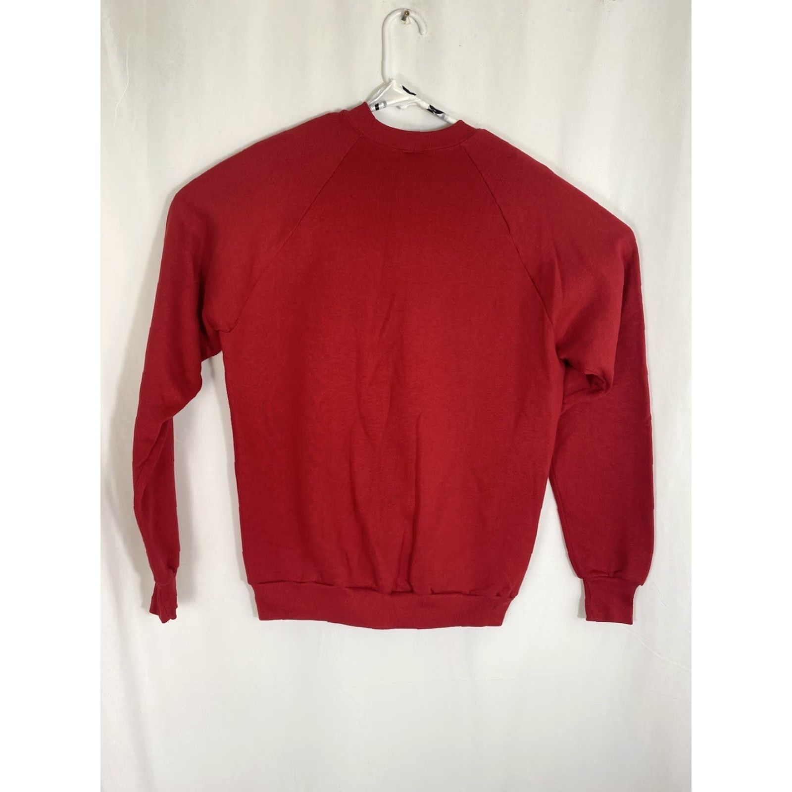 Jerzees VINTAGE Jerzees Unisex XL Red Serenity Christmas Season Crew Neck Sweater Size US XL / EU 56 / 4 - 3 Thumbnail