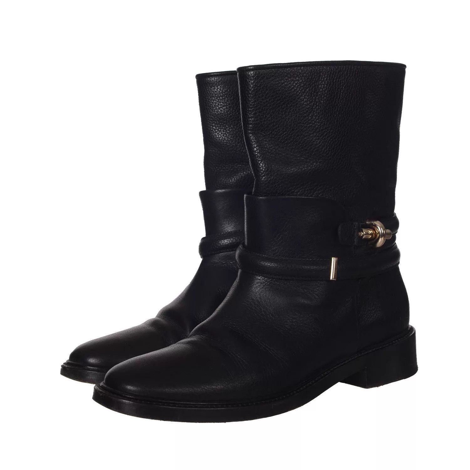 Balenciaga Balenciaga Women's Leather Boots 39 Size US 8.5 / IT 38.5 - 1 Thumbnail