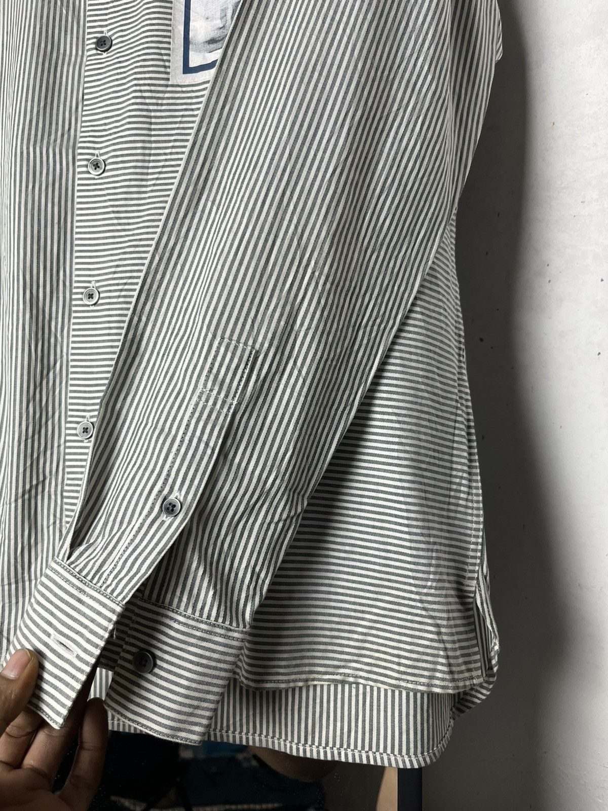 Issey Miyake mindbridge striped wonderwall oasis /cdg/kapital/issey Size US L / EU 52-54 / 3 - 6 Thumbnail