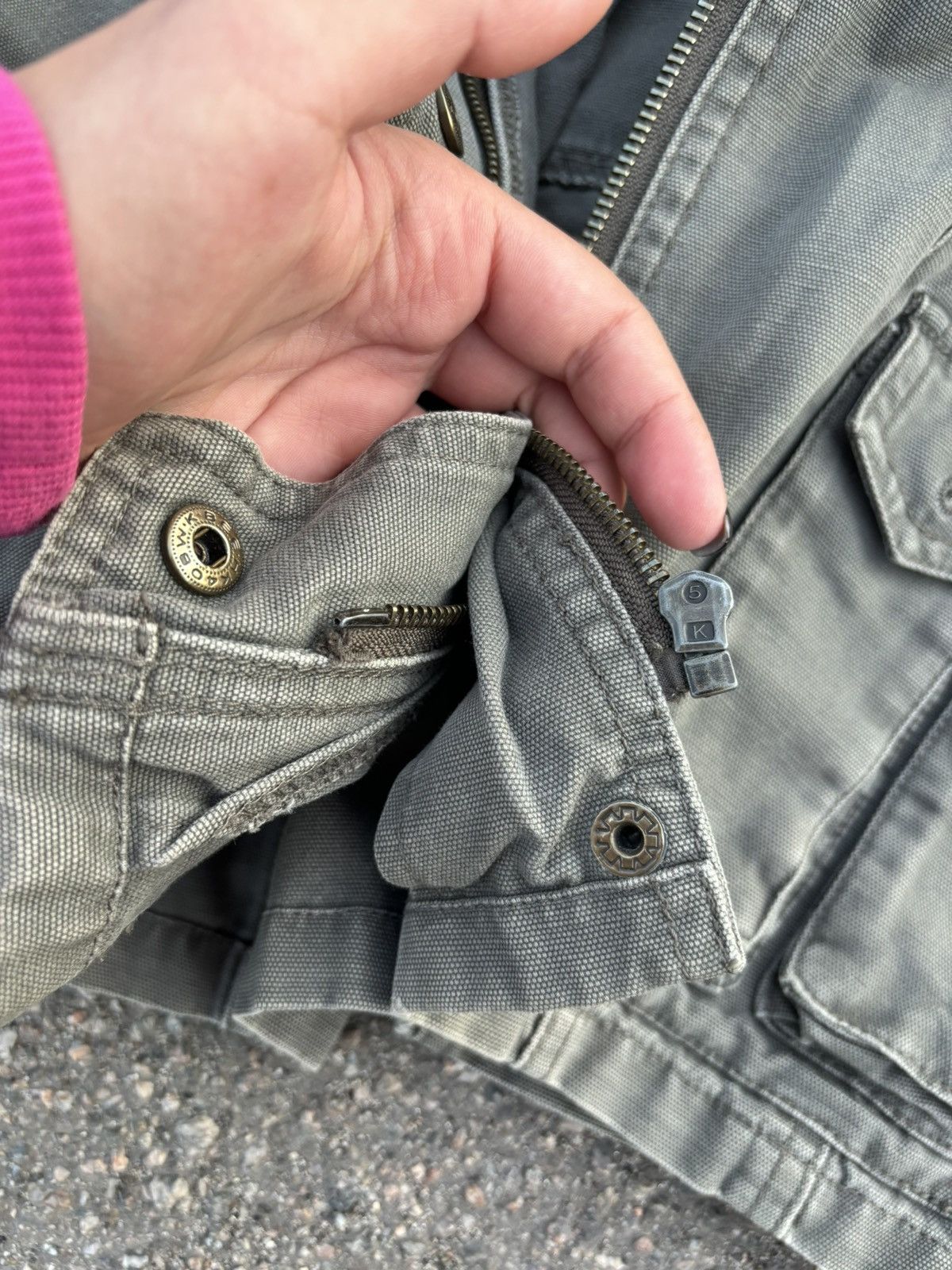 Vintage Vintage Perfect grunge grey gorpcore utility y2k jacket Size L / US 10 / IT 46 - 5 Thumbnail