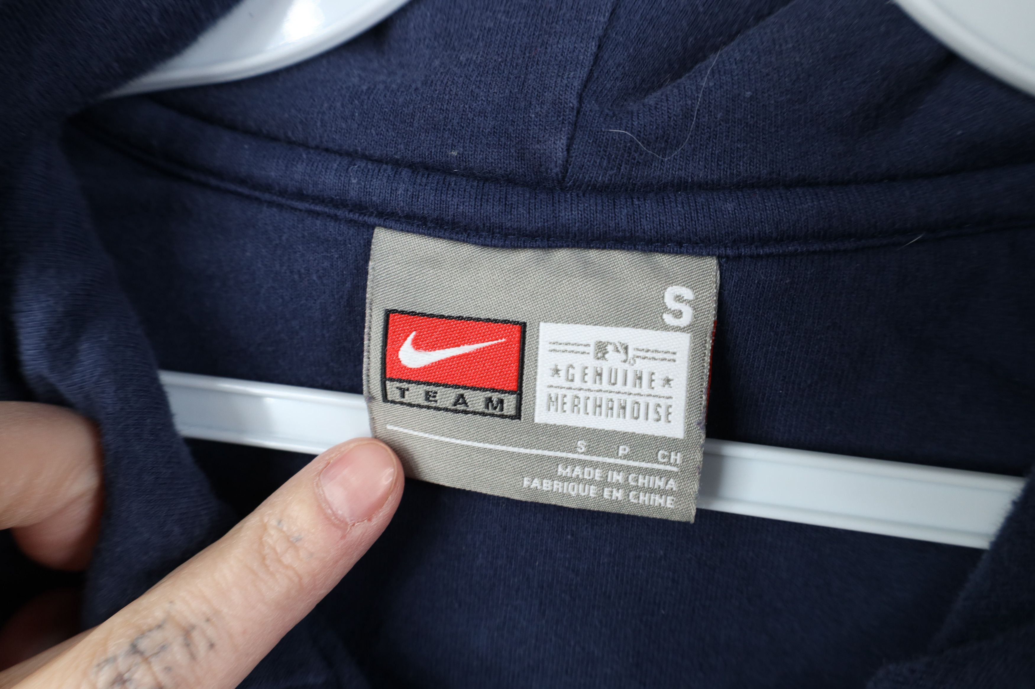 Nike Vintage Nike Scott Mini Swoosh Detroit Tiges Zip Hoodie Size US S / EU 44-46 / 1 - 9 Thumbnail