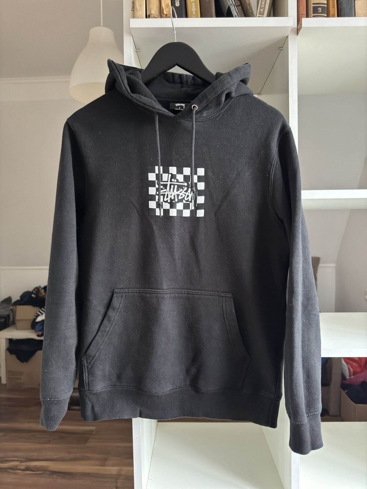 Stussy STUSSY CHESS LOGO HOODIE Size US M / EU 48-50 / 2 - 2 Thumbnail