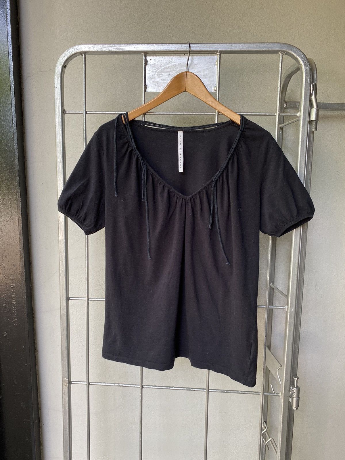 Sunao Kuwahara Sunao Kuwahara black blouse Size ONE SIZE - 10 Thumbnail