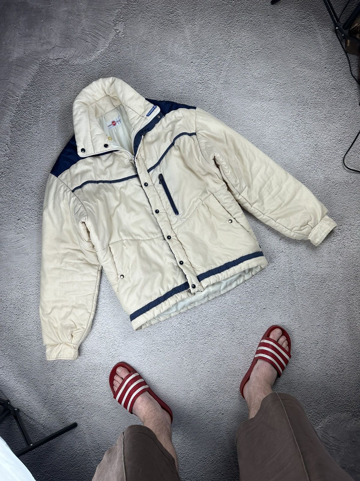 Colmar Vintage Colmar Down Puffer Jacket Washed Y2K Logo SK8 Size US L / EU 52-54 / 3 - 3 Thumbnail