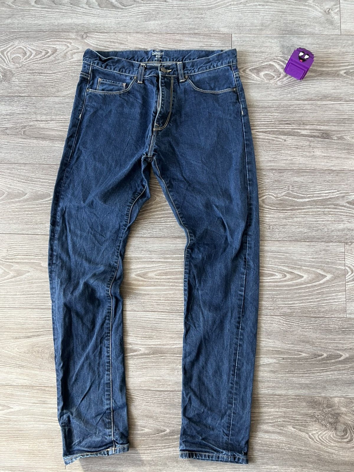 Carhartt Wip Carhartt WIP Blue Denim Selvage Vicious Pant Jeans Size US 32 / EU 48 - 1 Thumbnail