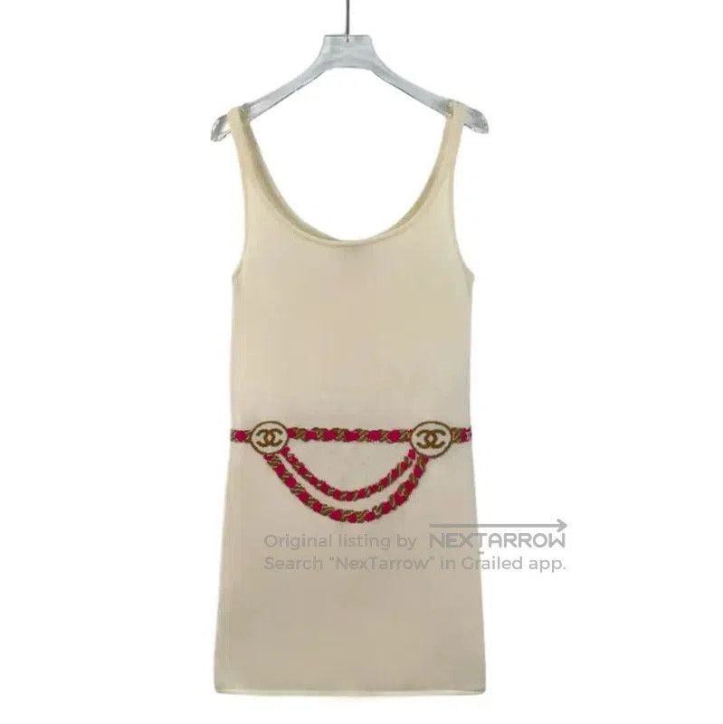 Chanel Chanel Beige Cashmere Women's Dress . Size XXS / US 00 / IT 34 - 1 Thumbnail