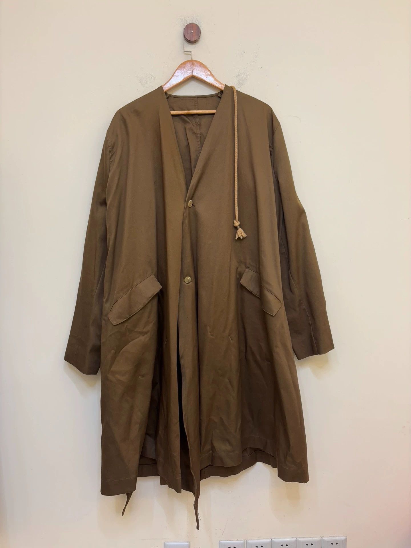 Hed Mayner HED MAYNER Rare Open Collar Belted Coat M 99% New Size US M / EU 48-50 / 2 - 1 Thumbnail
