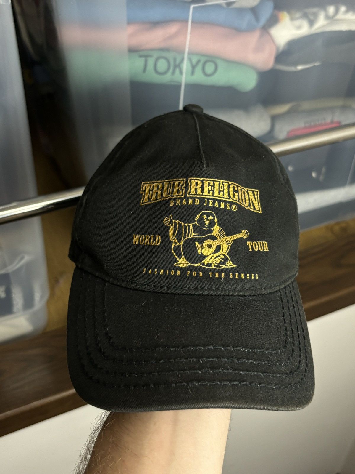 True Religion True Religion Vintage Y2K Avant Garde Big Logo Cap Size ONE SIZE - 1 Thumbnail
