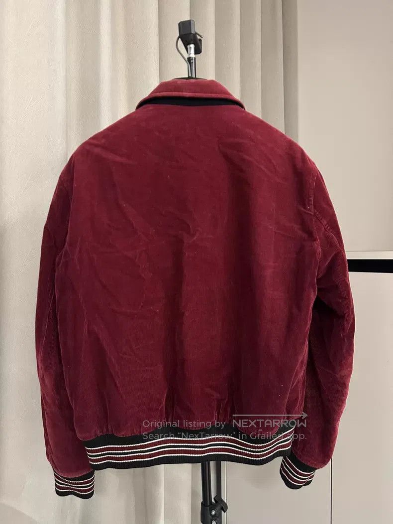 Saint Laurent Paris Saint Laurent Paris Wine red burgundy baseball jacket Size US M / EU 48-50 / 2 - 3 Thumbnail