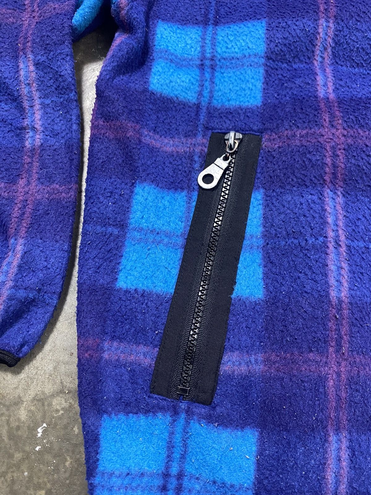 Other A10 Rare - Powerful Wing Plaid Zipper Fleece Size US L / EU 52-54 / 3 - 7 Thumbnail