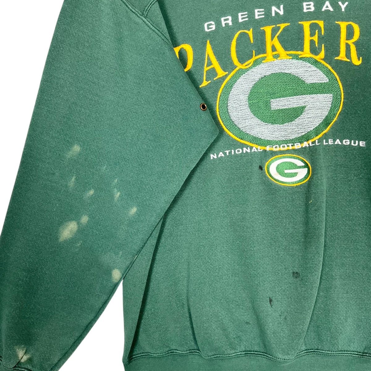 Other Vintage 90s Green Bay Packers Embroidery Logo Sweatshirt Size US XL / EU 56 / 4 - 8 Thumbnail