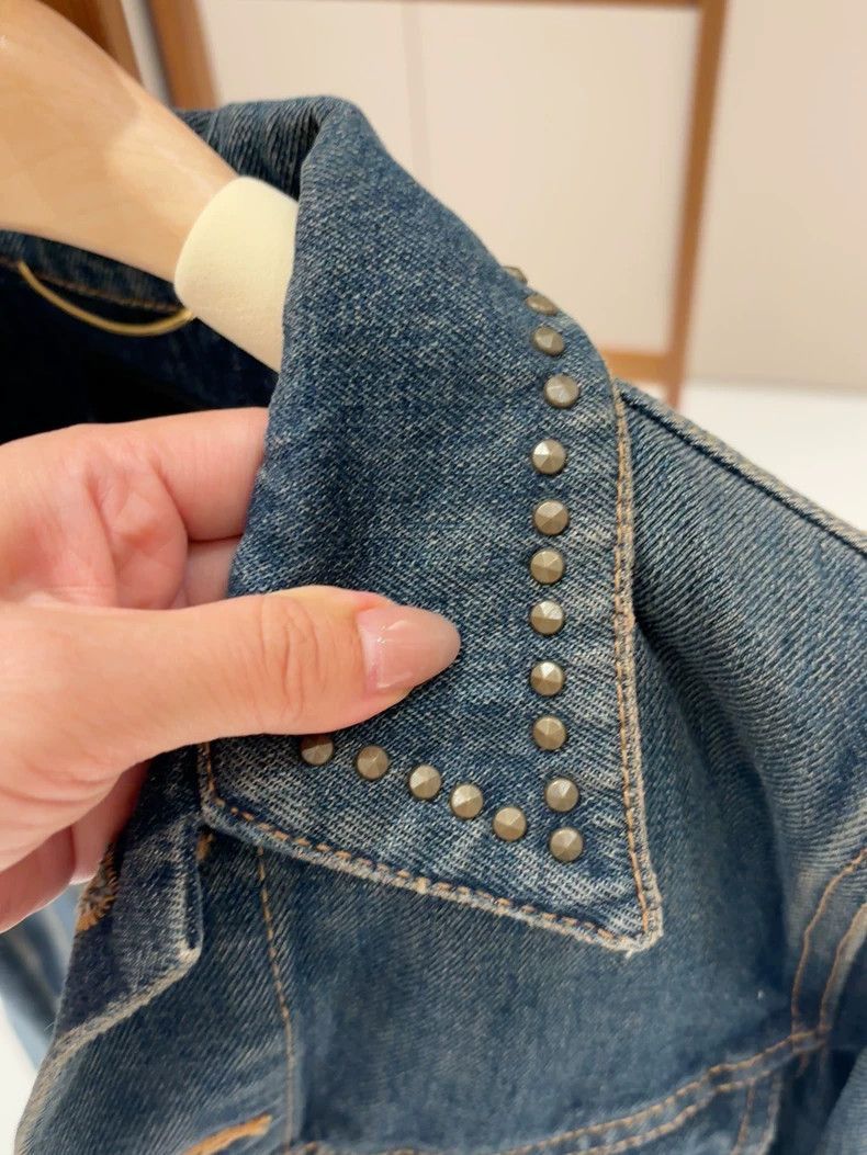 Saint Laurent Paris Saint Laurent Paris Denim top-2508 Size US XS / EU 42 / 0 - 6 Thumbnail