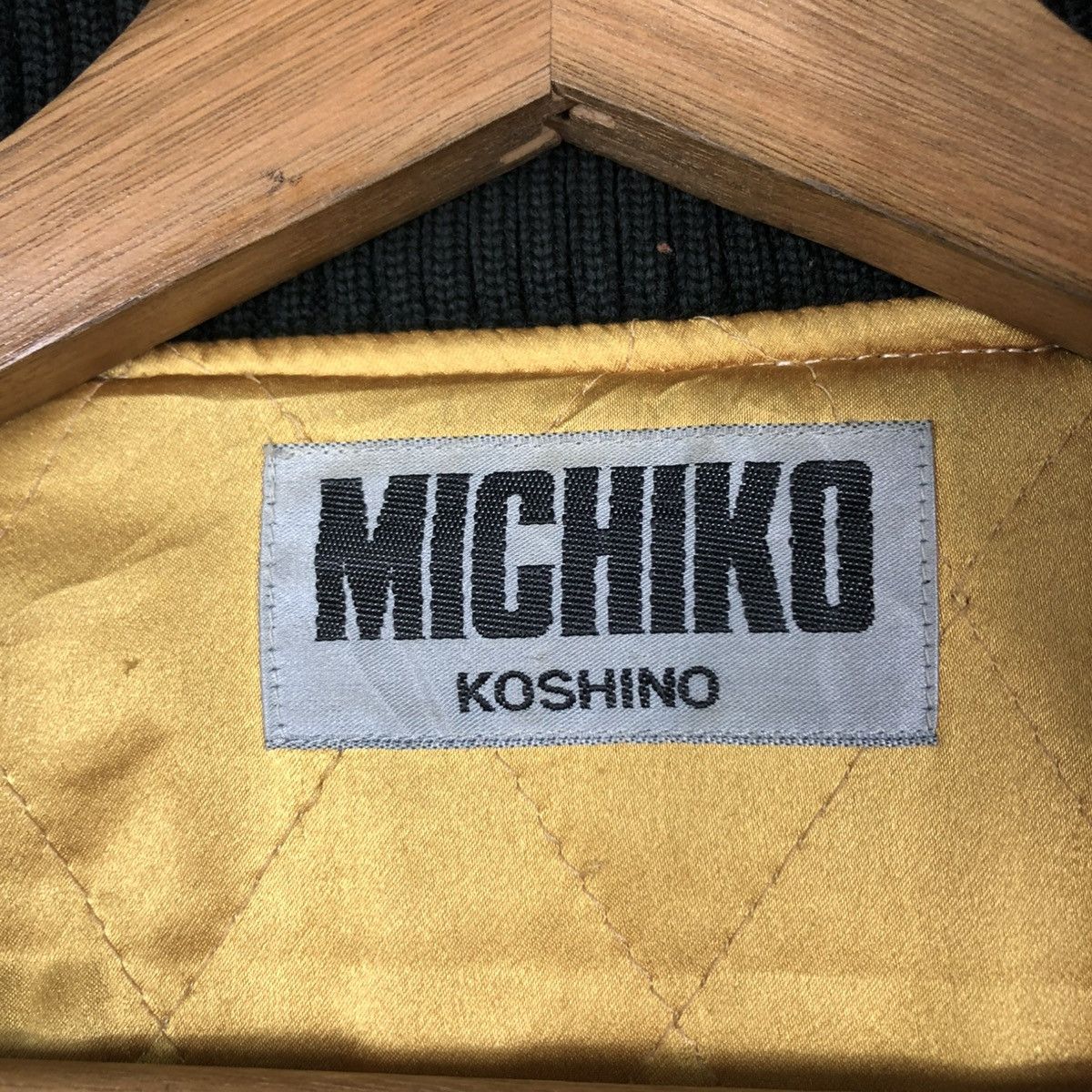 Japanese Brand 🔥VINTAGE BOMBER JACKET MICHIKO KOSHINO BIG LOGO BACKHIT Size US M / EU 48-50 / 2 - 20 Thumbnail