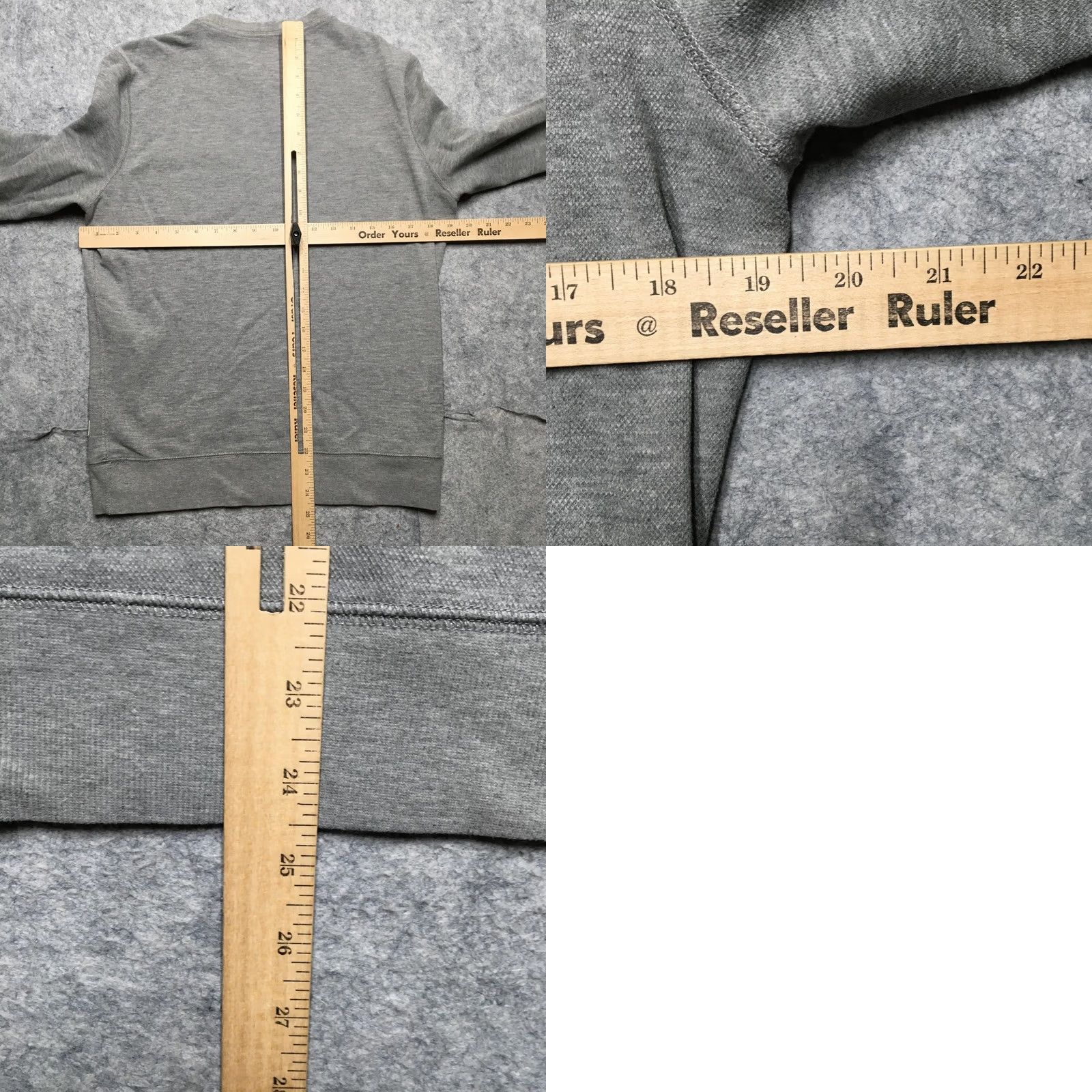 Vuori Vuori Sweatshirt Men S Gray Jersey Pullover Zip Pocket Crew Neck Minimalist Size US S / EU 44-46 / 1 - 8 Thumbnail