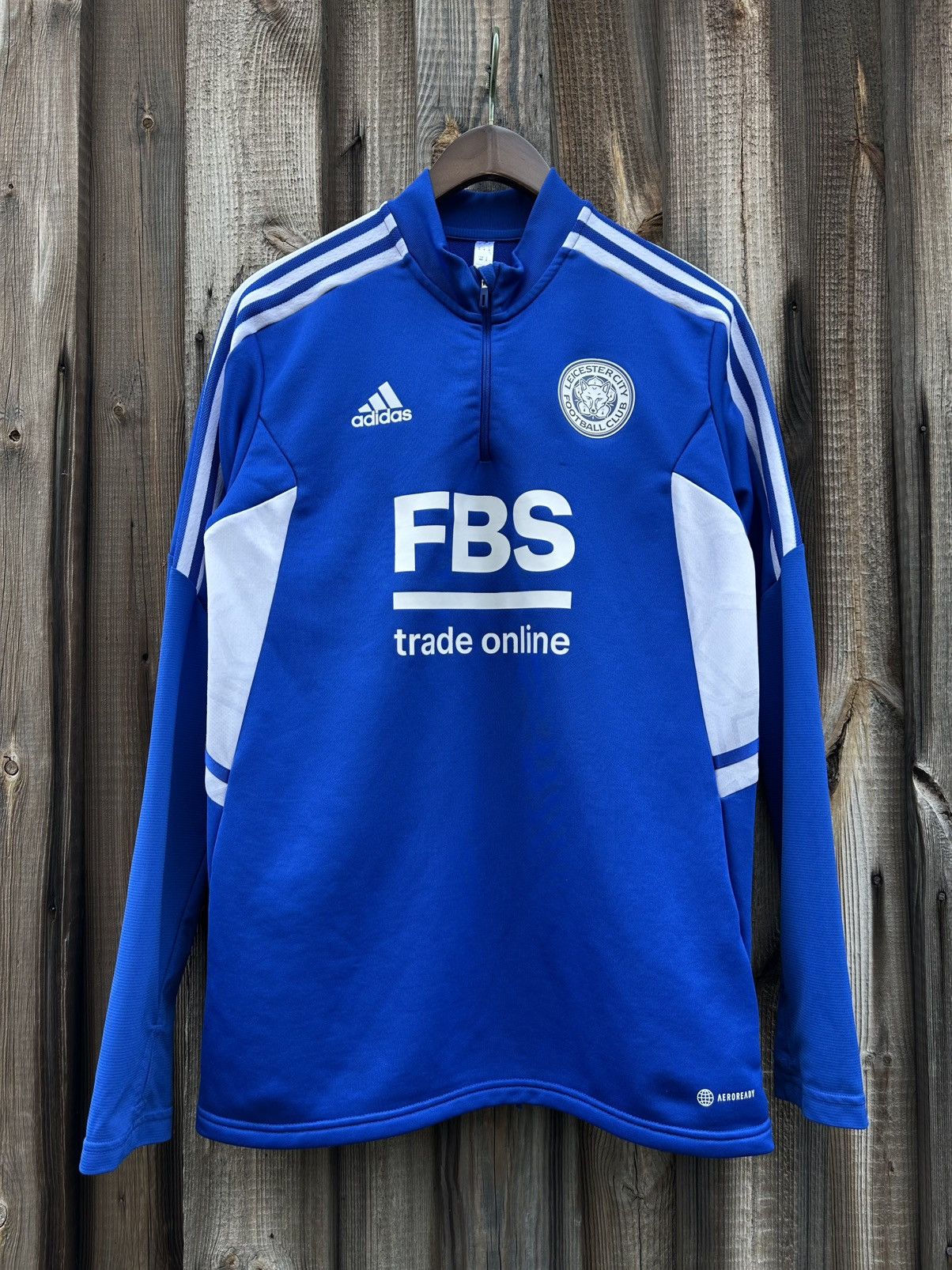 Adidas Adidas FC Leicester City Soccer Long Sleeve Shirt 1/4 Zip Size US M / EU 48-50 / 2 - 1 Thumbnail