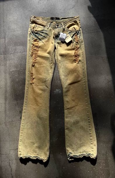 Other MIDAS Washed Distressed Mud-Dyed Denim Jeans Size US 37 - 1 Thumbnail