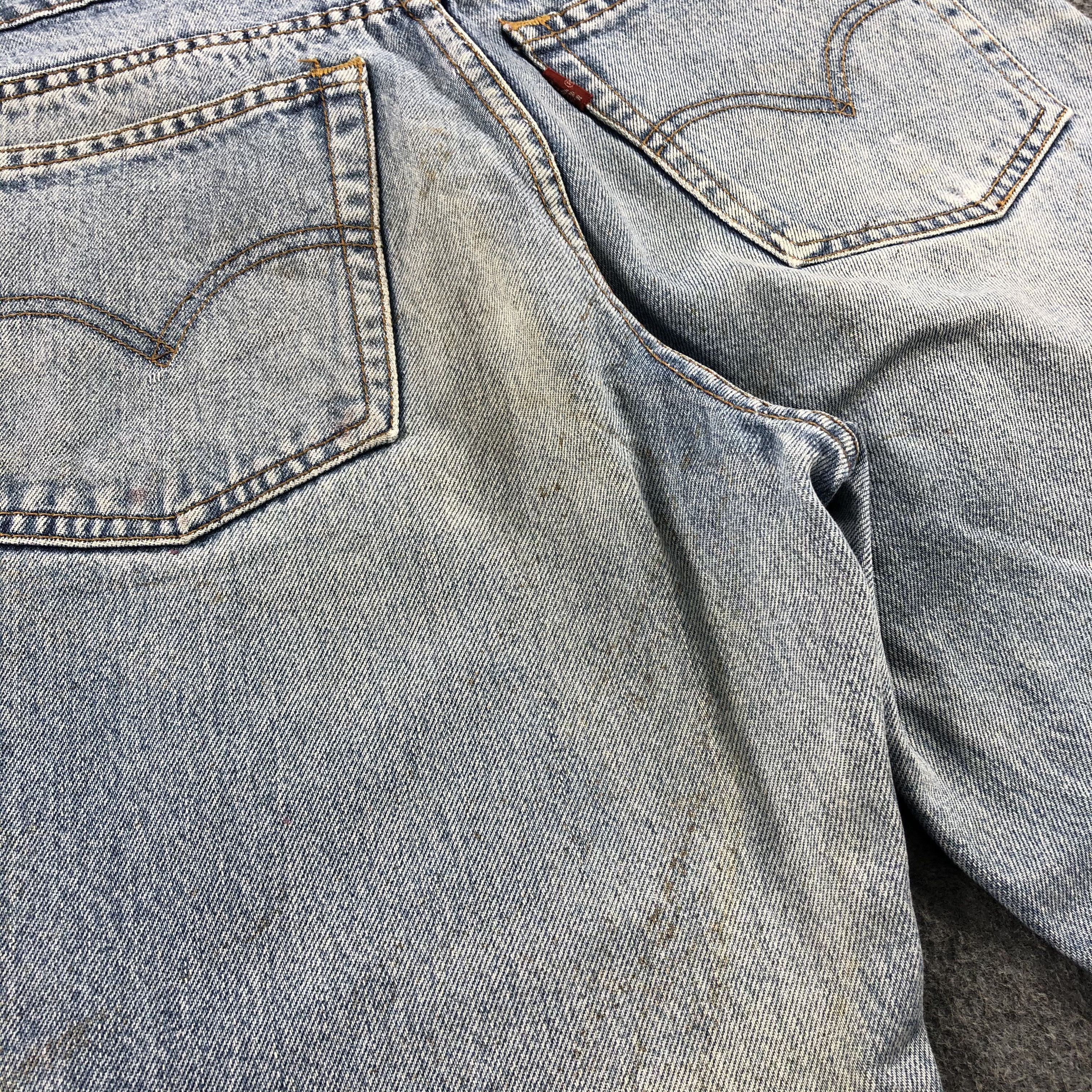 Levi's Vintage 90s Light Wash Levis 626 Jeans-J1768 Size US 30 / EU 46 - 7 Thumbnail