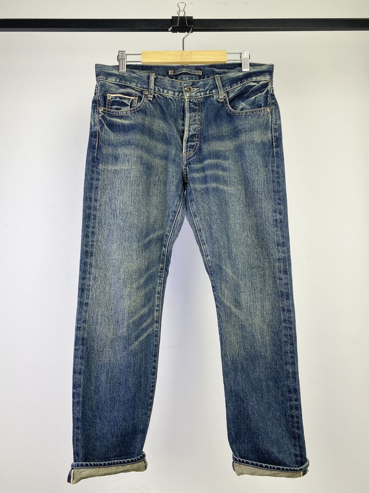 GOA Goa 00s Y2K Selvedge Mudwash Denim Japan Size US 32 / EU 48 - 1 Thumbnail