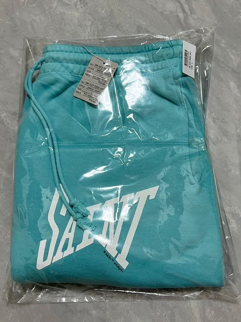 Saint Michael Saint Michael Blue hemmed shorts Size US 30 / EU 46 - 9 Thumbnail