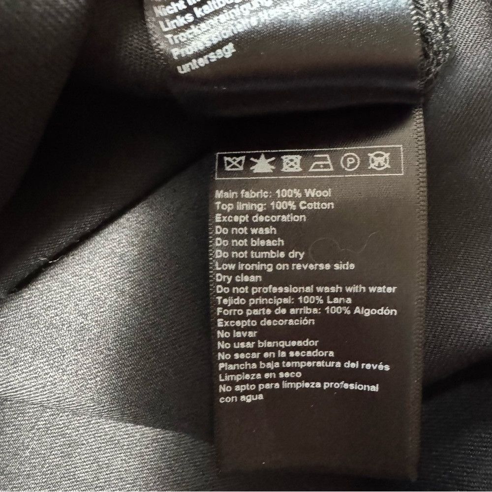 ba&sh NWT New $530 BA&SH Miroir Wool Mini Black Dress Size 3 US 8 Size M / US 6-8 / IT 42-44 - 8 Thumbnail