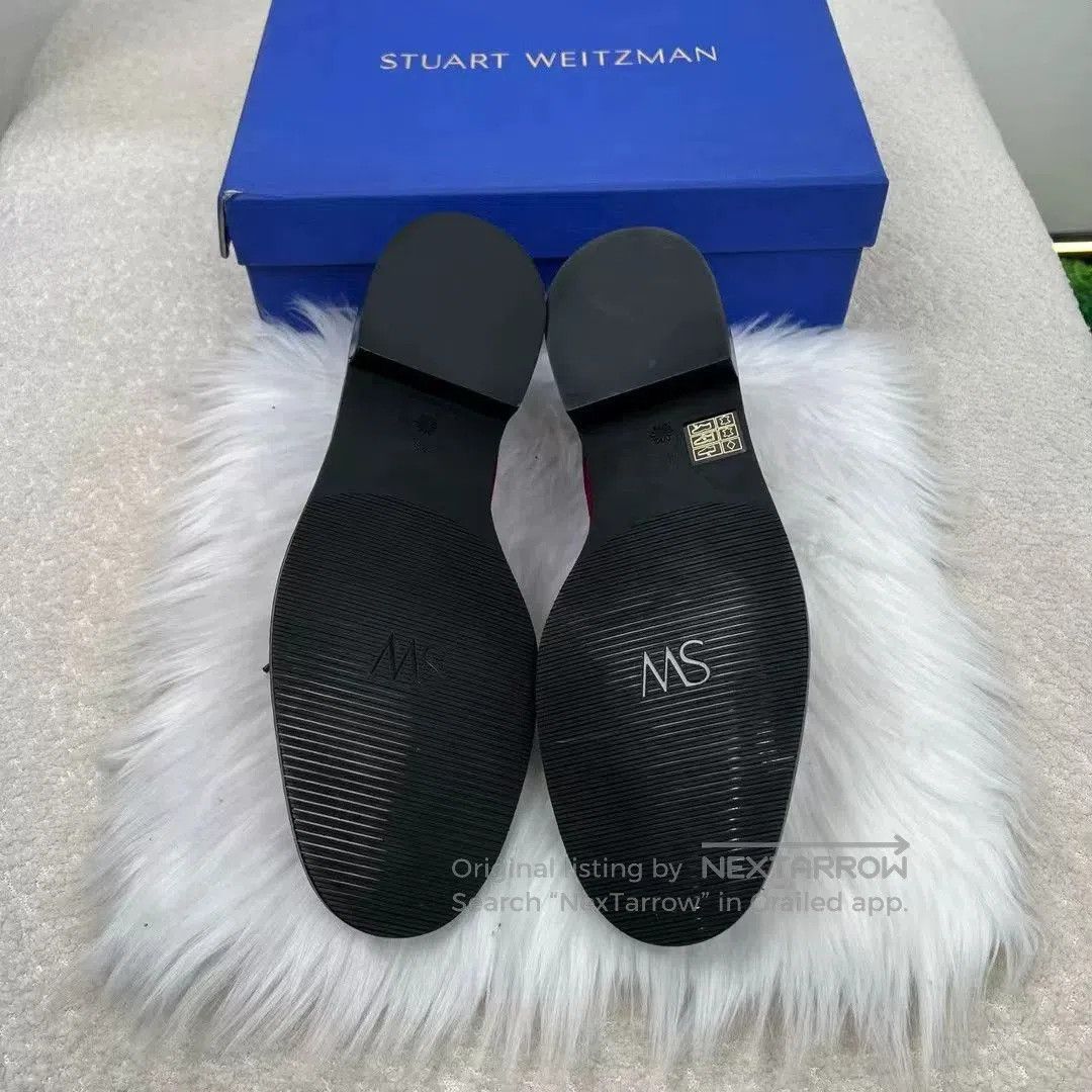 Stuart Weitzman Stuart Weitzman Suede Pearl Loafers. Size US 8 / IT 38 - 5 Thumbnail