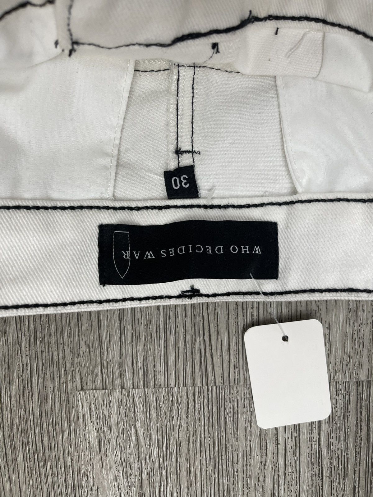 Who Decides War Who Decides War “bridgetown” jeans (white) Size US 30 / EU 46 - 2 Thumbnail