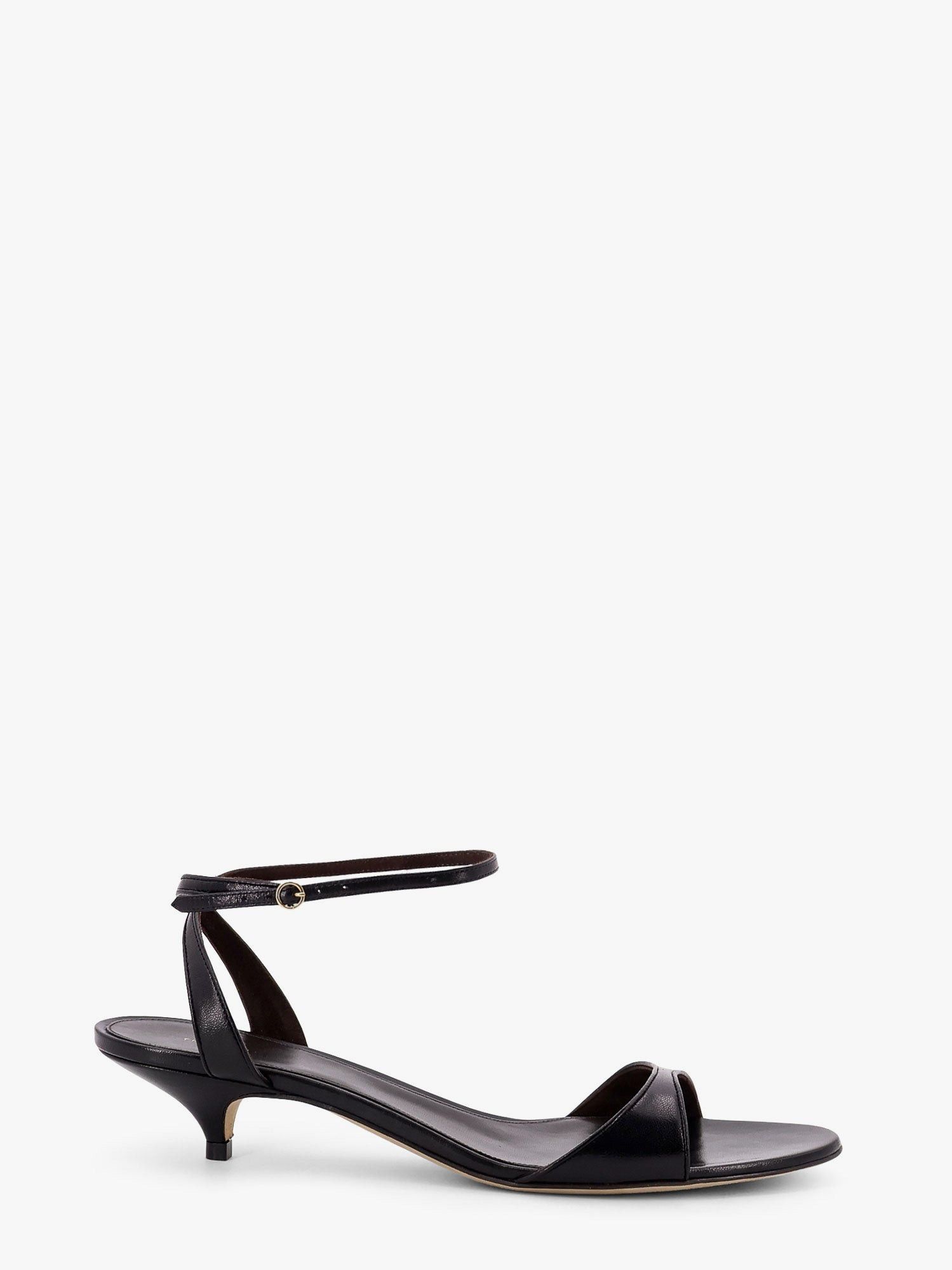 The Row Vika 35 Leather Heel Shoes Sandals It 38, Women's