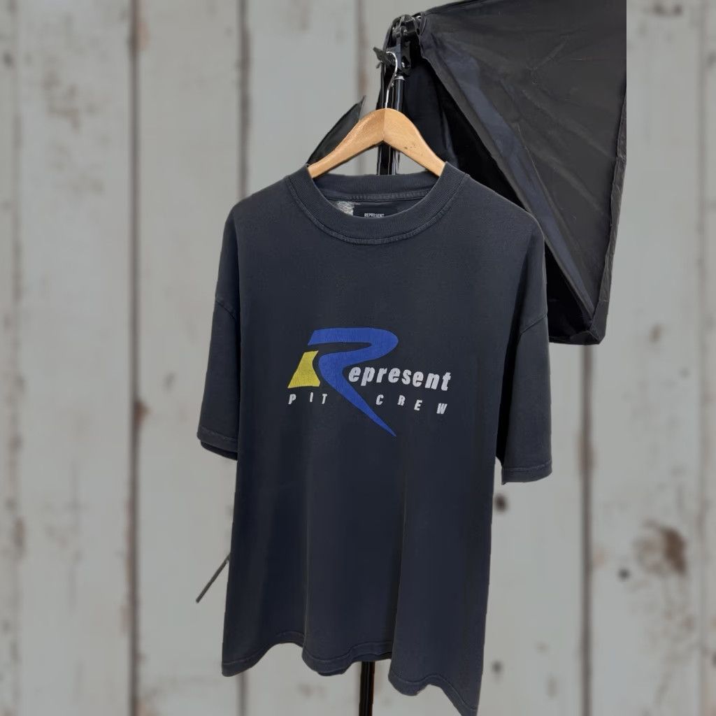 Vintage Represent T-Shirt Pit Crew Retro Y2K XL Black Mens Size US XL / EU 56 / 4 - 1 Thumbnail