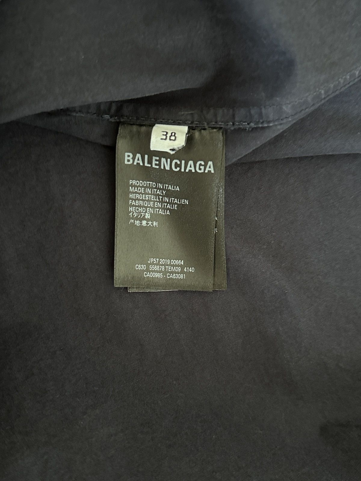 Balenciaga Balenciaga men’s logo shirt Size US M / EU 48-50 / 2 - 7 Thumbnail