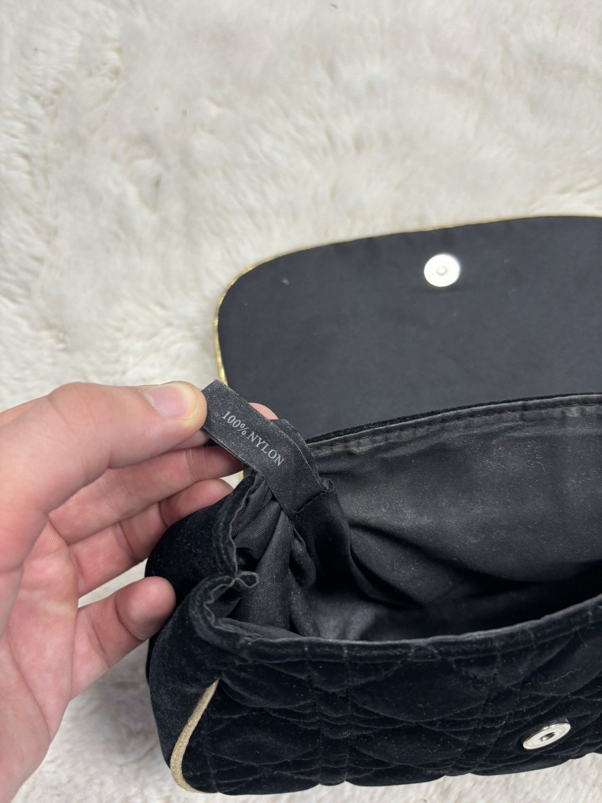 Christian Dior Monsieur × Dior × Vintage Christian Dior Parfums Vintage Velvet Small Bag Luxury Size ONE SIZE - 9 Thumbnail