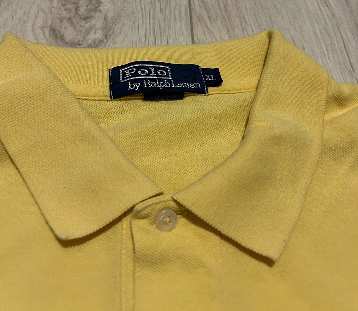 Polo Ralph Lauren Polo by Ralph Lauren yellow basic logo tee Size US XL / EU 56 / 4 - 4 Thumbnail