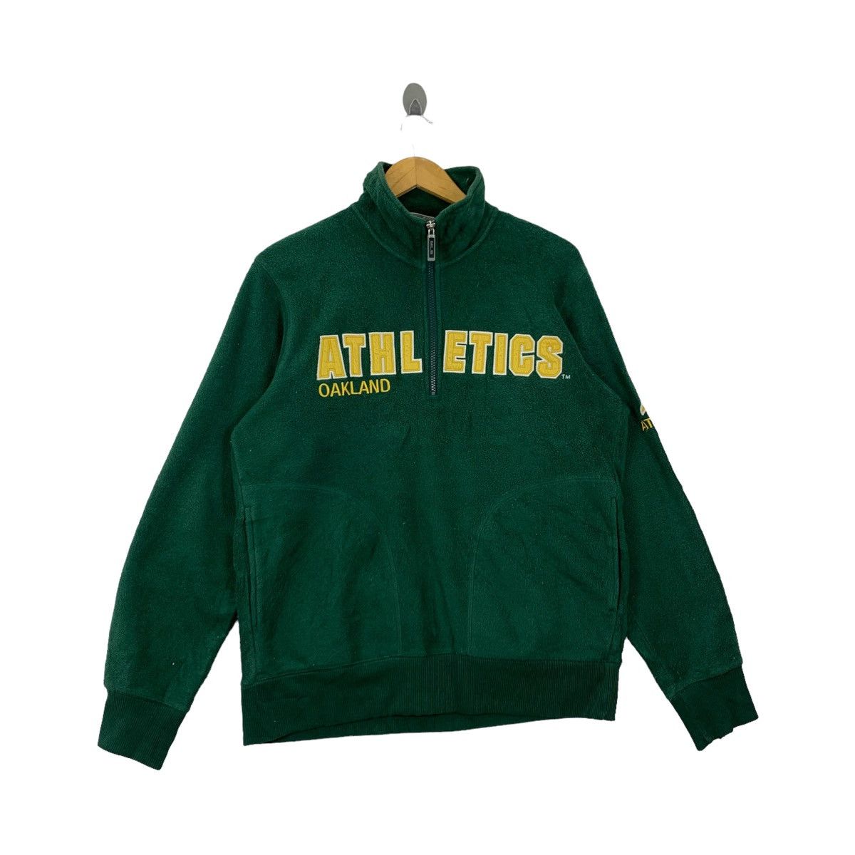 MLB OAKLAND ATHLETICS MLB Baseball Team Fleece Sweatshirt Size US L / EU 52-54 / 3 - 3 Thumbnail