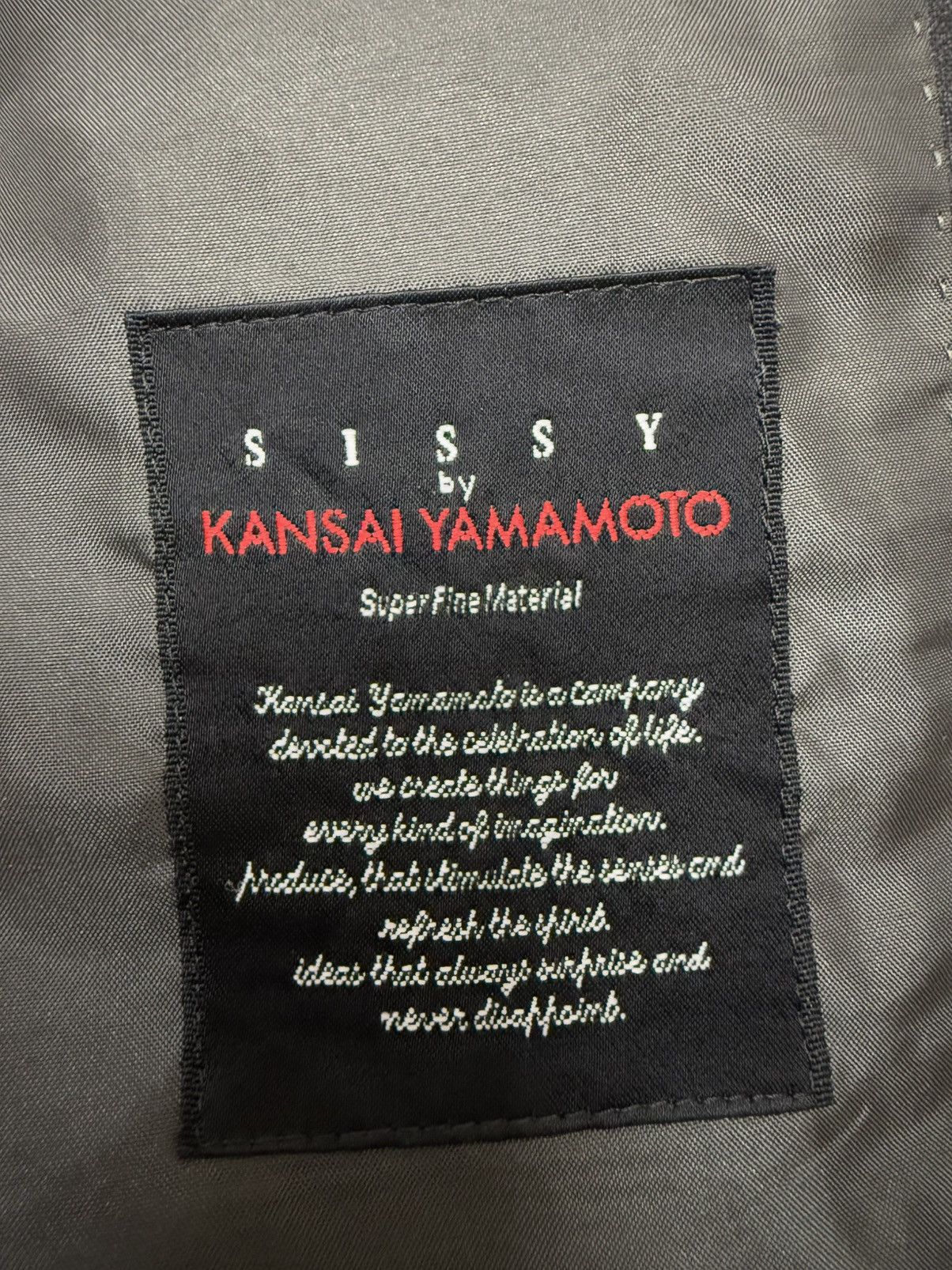 Designer × Japanese Brand × Kansai Yamamoto Sissy by Kansai Yamamoto Office Career Blazer Size 44R - 8 Thumbnail