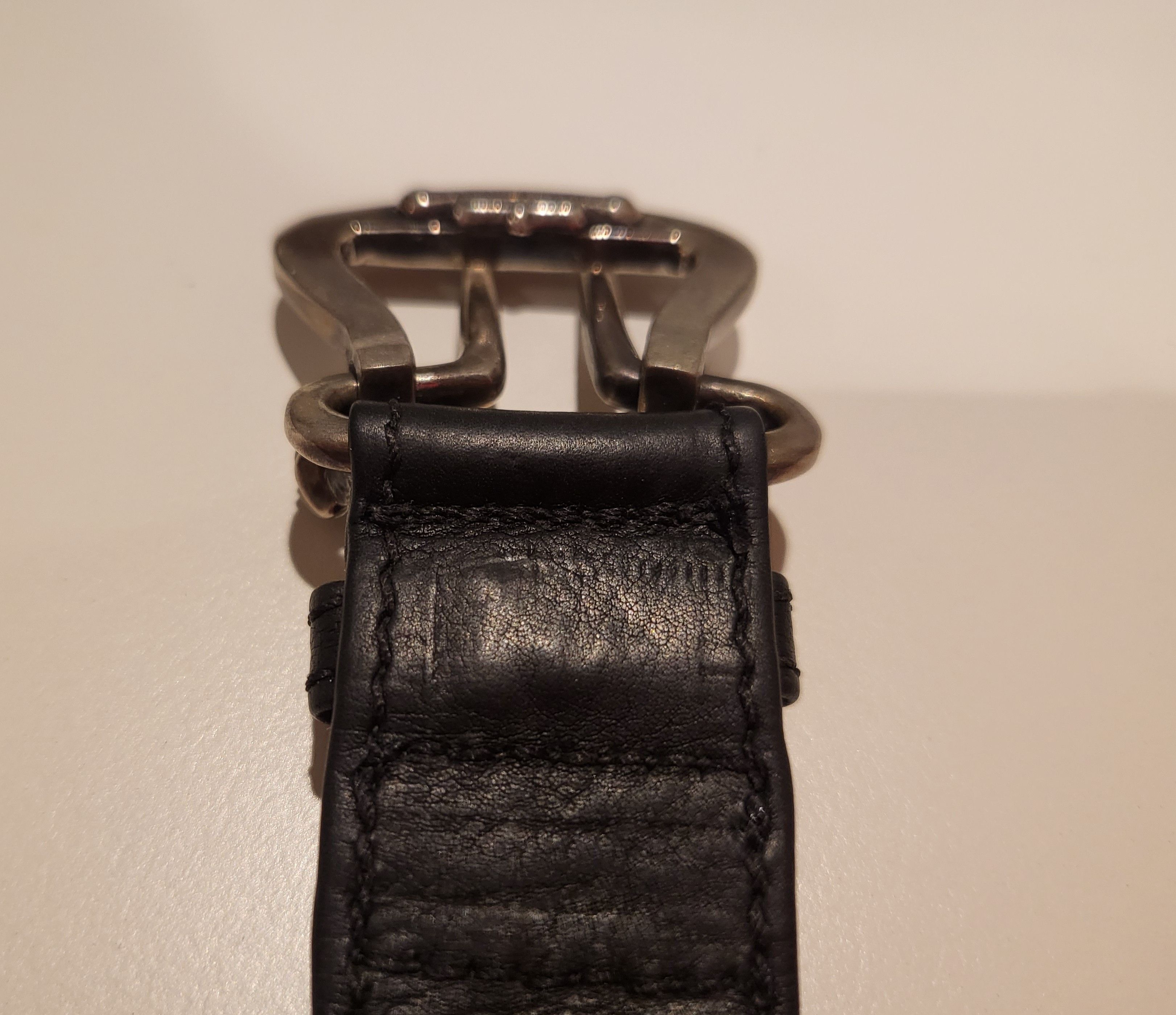 Chrome Hearts Chrome Hearts Leather Sterling Grommet Bracelet 2003 Size ONE SIZE - 12 Thumbnail