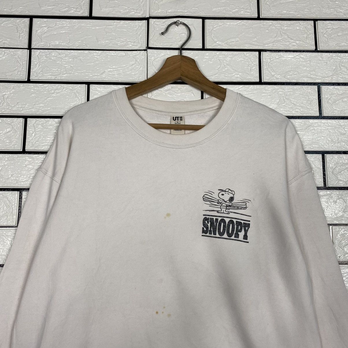 Japanese Brand 📌Vintage Sweatshirt Snoopy Big Logo Size US M / EU 48-50 / 2 - 4 Thumbnail