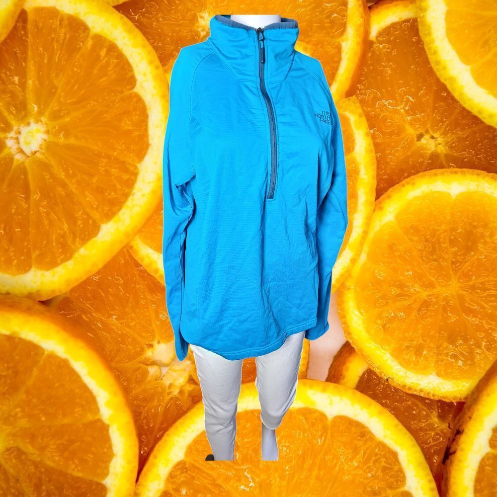 The North Face The North Face Blue Quarter Zip Pullover Athletic Performanc Size US M / EU 48-50 / 2 - 1 Thumbnail