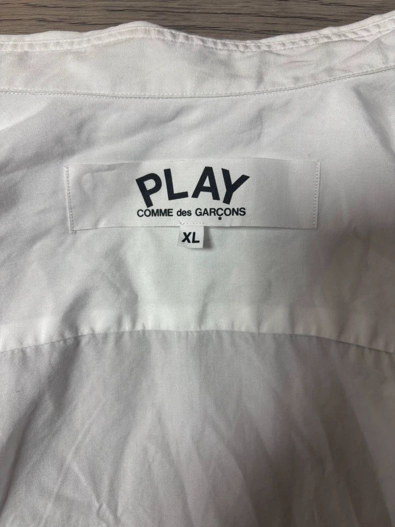 Comme des Garcons Comme Des Garcons White red heart shirt Size US XL / EU 56 / 4 - 2 Thumbnail
