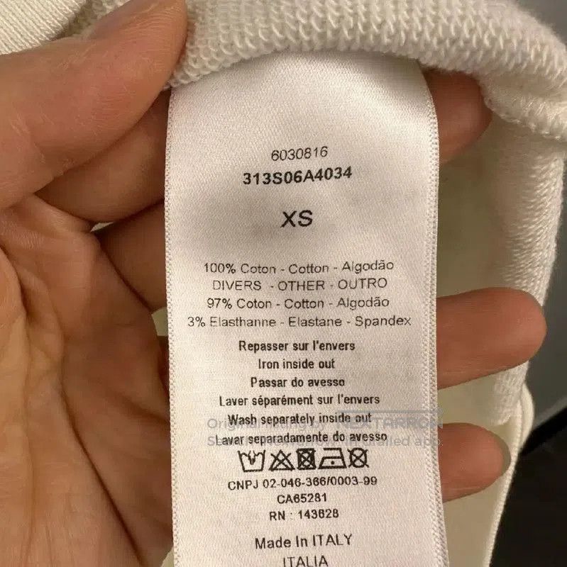 Dior Dior White Cotton Women's Hoodie with Print . Size XS / US 0-2 / IT 36-38 - 4 Thumbnail