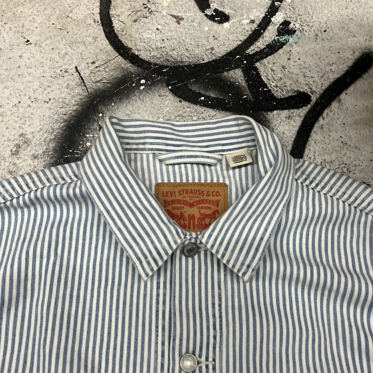 ジャケット・ブルゾン 60s vintage LEVI'S pinstripe jacket Levi's リーバイス 60s-70s VINTAGE 70505 BIG-E ボタン裏刻印