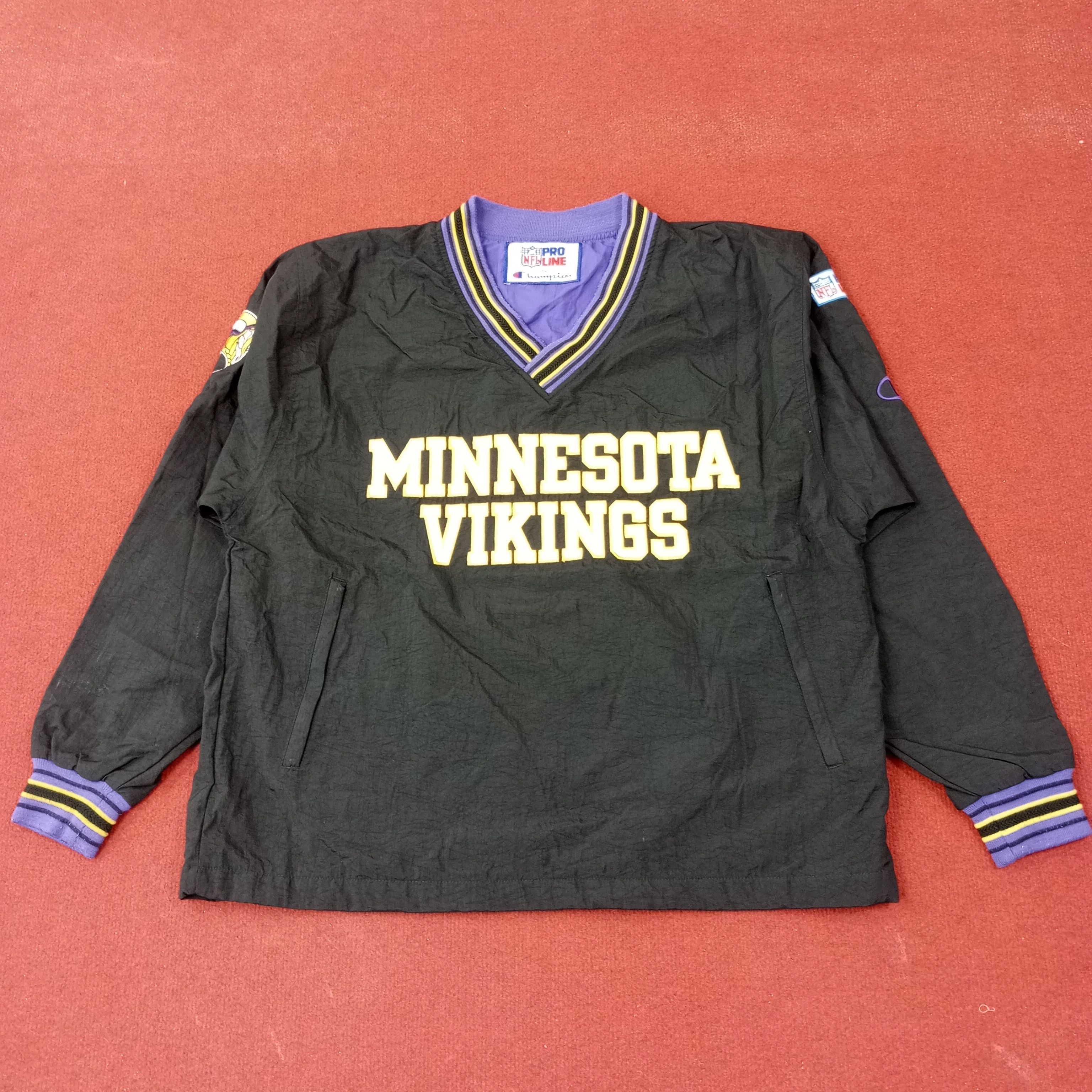 Champion Minnesota Vikings NFL Football Sports Sweatshirt c254n14 Size US XL / EU 56 / 4 - 1 Thumbnail