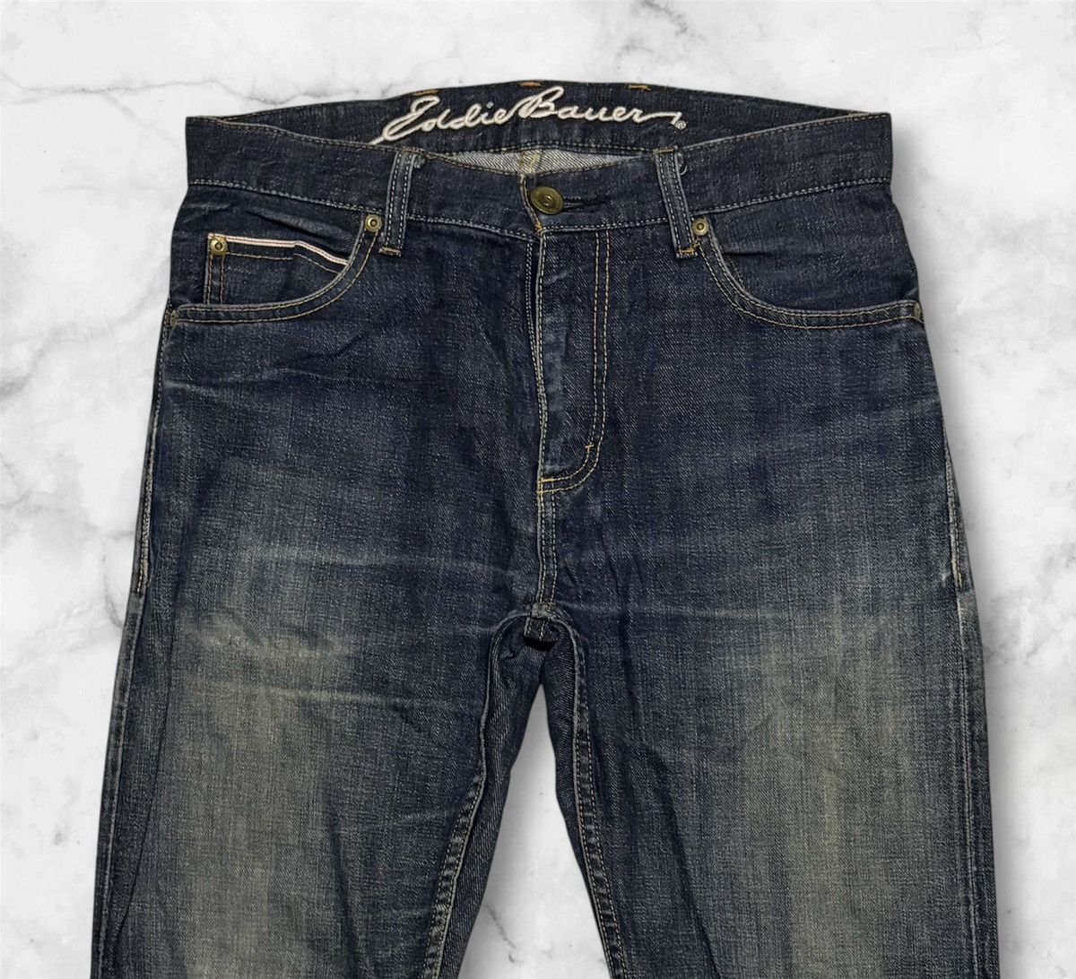 Eddie Bauer Japanese Eddie Bauer Streetwear Jeans Vintage Denim Size US 31 - 2 Thumbnail