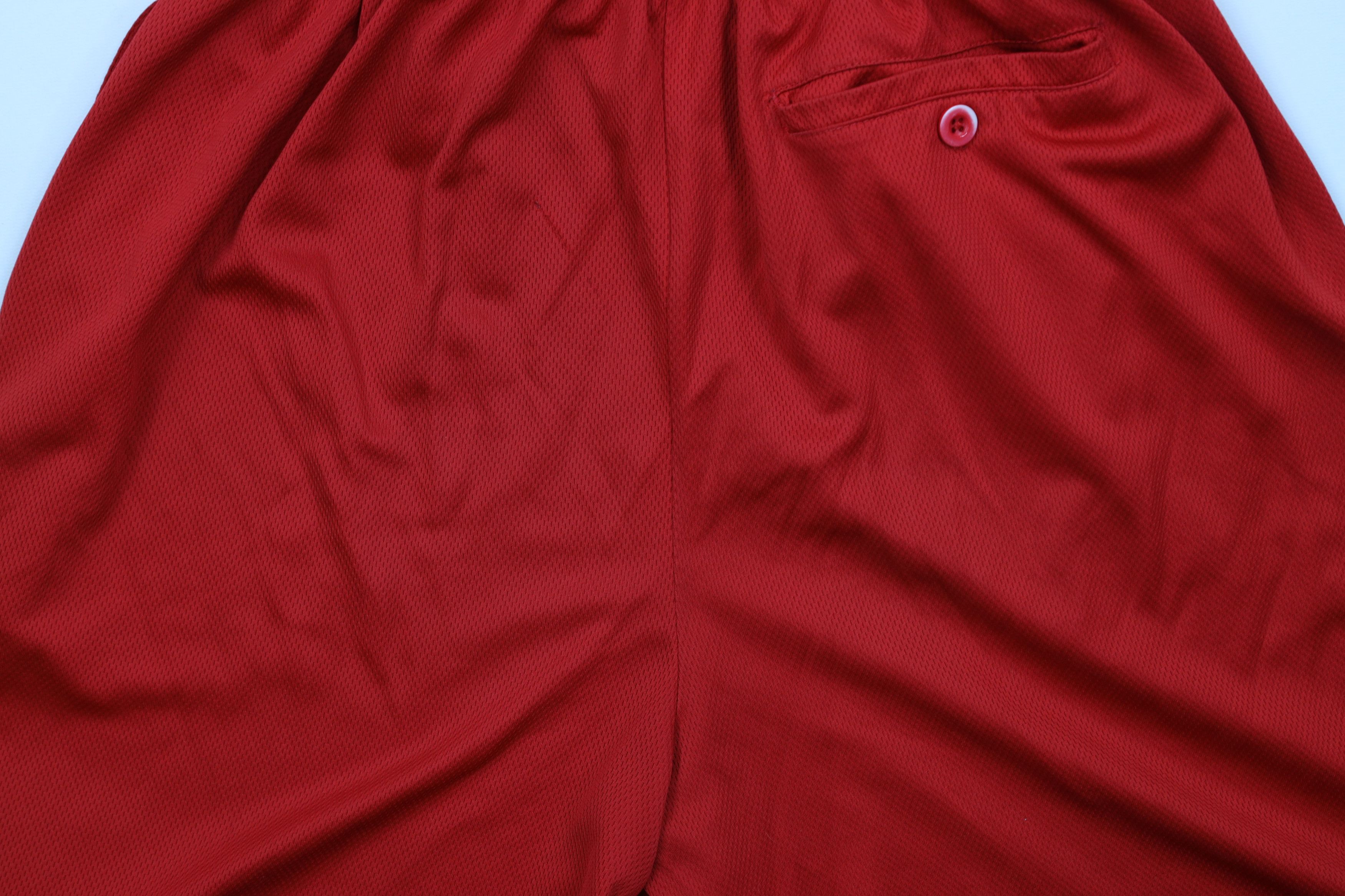 Vintage Vintage Y2K USHL Team Issued Chicago Steel Hockey Shorts Red Size US 32 / EU 48 - 12 Thumbnail