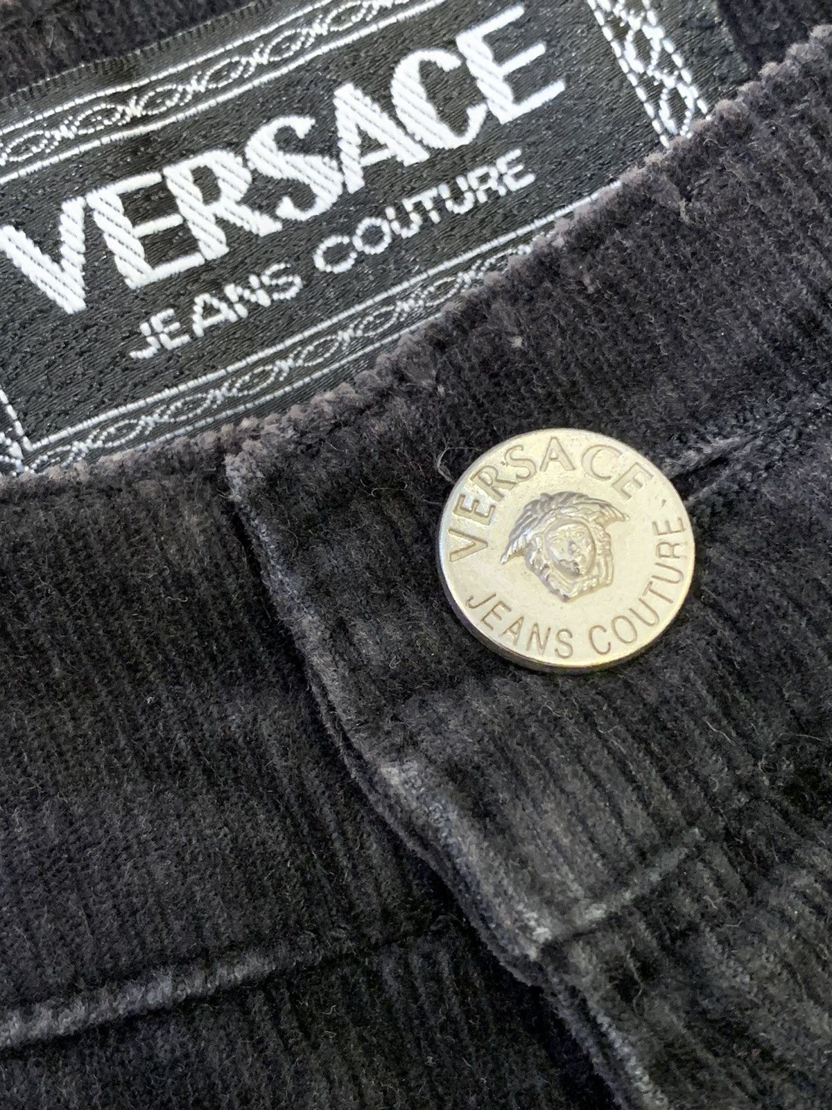 Versace × Versace Jeans Couture × Vintage Vintage Versace corduroy pants Size US 34 / EU 50 - 3 Thumbnail