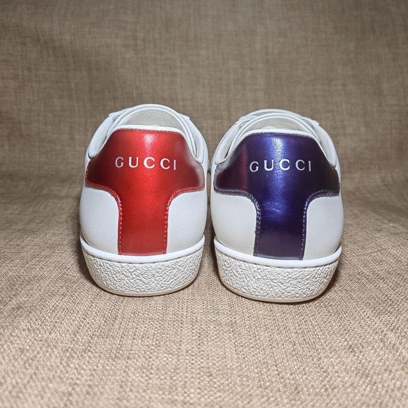 Gucci Gucci Casual White Sneakers with Gold Details - Size US 6.5 / EU 39-40 - 3 Thumbnail
