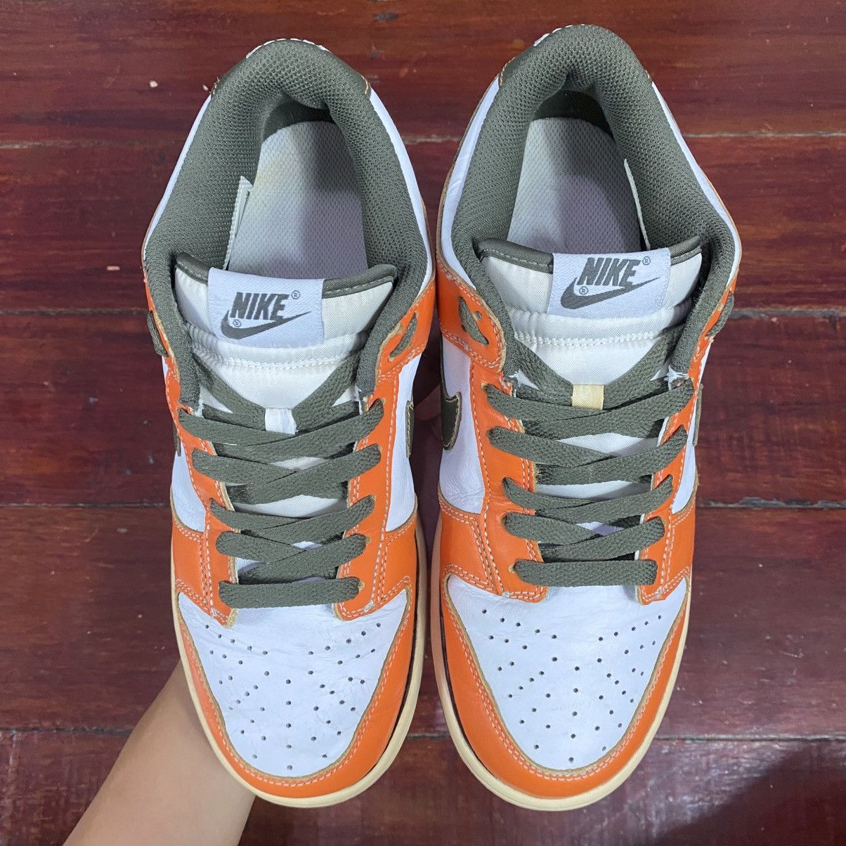 Nike Dunk Low NG Golf White Orange 2011 Size US 8 / EU 41 - 8 Thumbnail