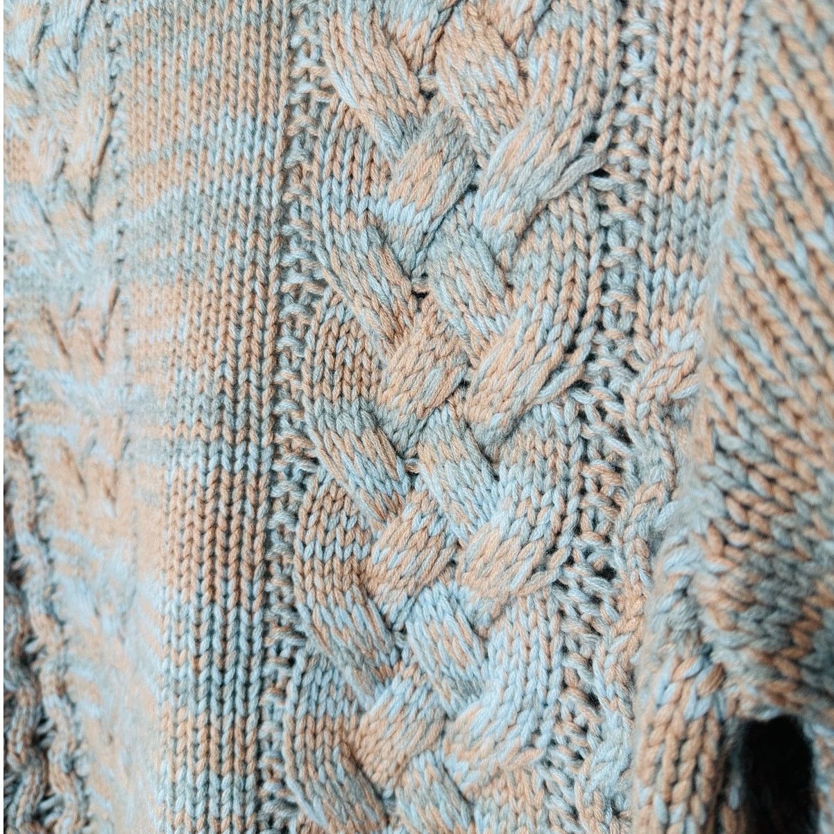 Gabriela Hearst Gabriela Hearst Aguirre Blue Peach Knit Cashmere Cardigan L Size L / US 10 / IT 46 - 5 Thumbnail