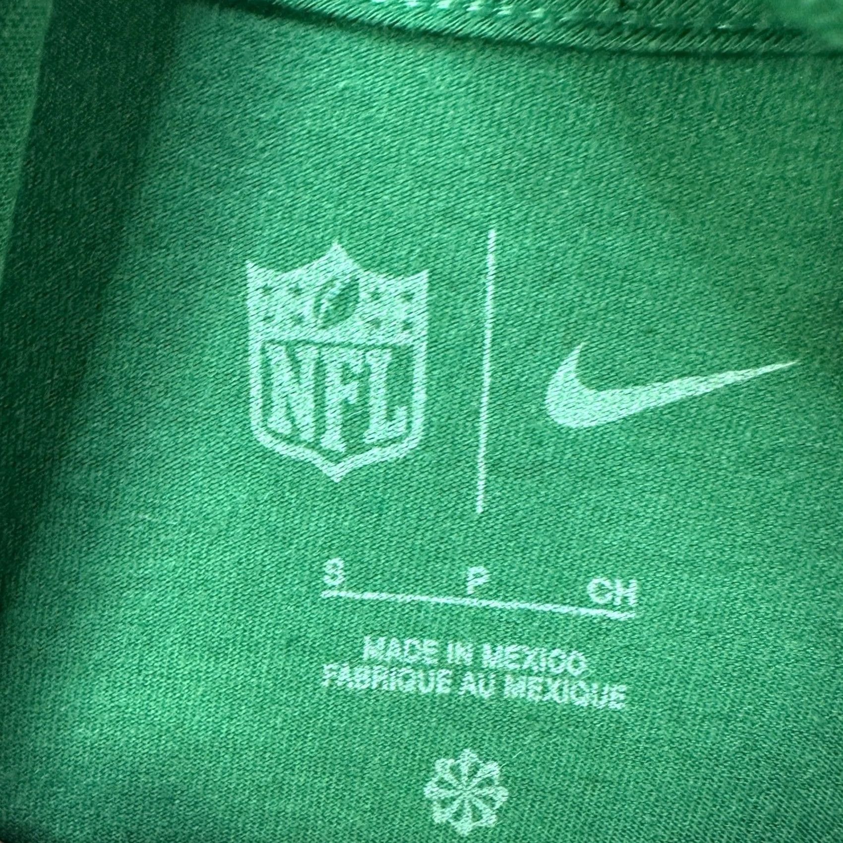 Nike Nike NFL New Yorks Jersey Hoodie T-Shirt Long Sleeve Green S Mens Athletic Lightweight Performance Logo Graphic Print Size US S / EU 44-46 / 1 - 4 Thumbnail